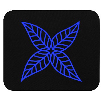 Discover Small Star Leaf Green Pretty Autumn Nature Leaflet Mouse Pads