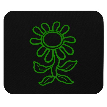 Discover Little Happy Sunflower Flower Dancing Cartoon Fun Mouse Pads