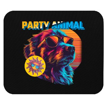 Discover Party Animal Vintage Mouse Pads