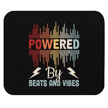 Discover Electro Music Guitar Vibes Beats Design Mouse Pads