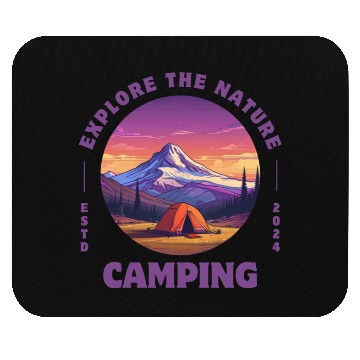 Discover Camping Adventure | Explore Nature Mouse Pads