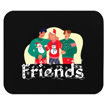 Discover Friends Christmas Mouse Pads