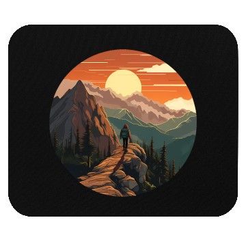 Discover Hiking Nature Vacation Mouse Pads