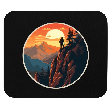 Discover Hiking Nature Vacation Mouse Pads