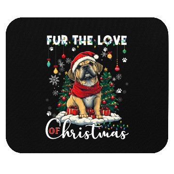 Discover Boxer Christmas Tree Lights Decorations Dog Lover Mouse Pads