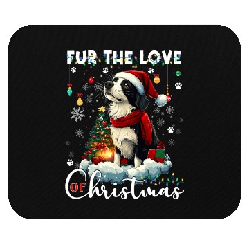 Discover Border Collie Christmas Tree Decorations Dog Lover Mouse Pads
