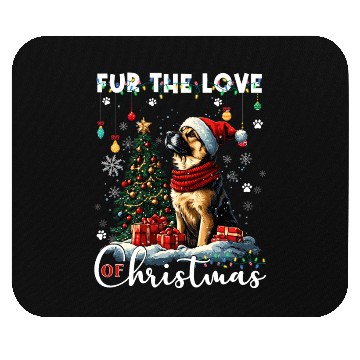 Discover German Shepherd Christmas Tree Decorations Dog Mouse Pads