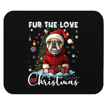 Discover French Bulldog Christmas Tree Decoration Dog Lover Mouse Pads