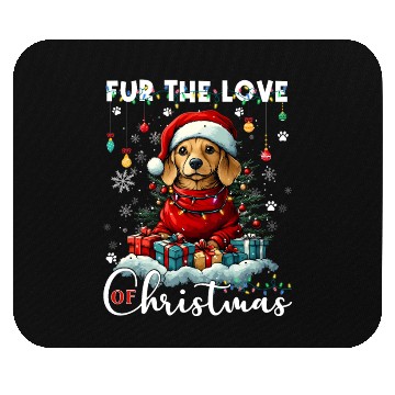 Discover Dachshund Christmas Tree Lights Decorations Dog Mouse Pads