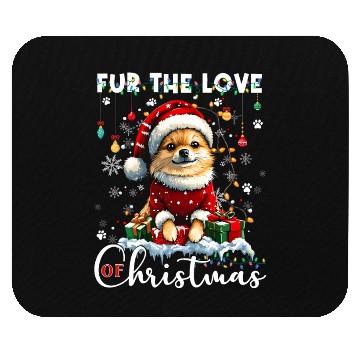 Discover Pomeranian Christmas Tree Decorations Dog Lover Mouse Pads