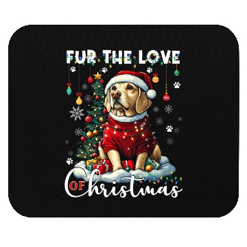 Discover Labrador Retriever Christmas Tree Decorations Dog Mouse Pads