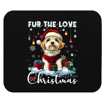 Discover Havanese Christmas Tree Lights Decorations Dog Mouse Pads