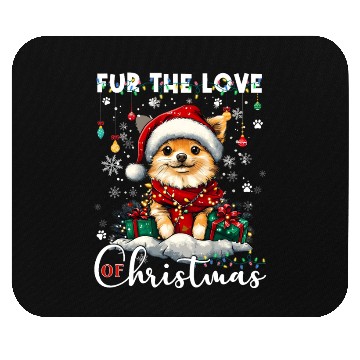 Discover Pomeranian Christmas Tree Decorations Dog Lover Mouse Pads