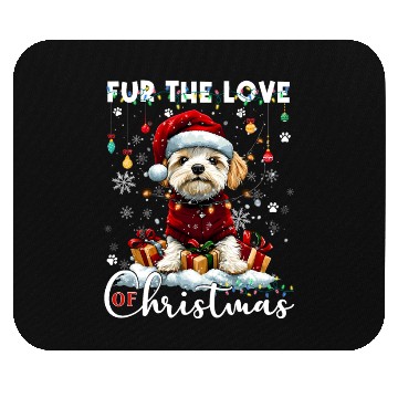Discover Havanese Christmas Tree Lights Decorations Dog Mouse Pads