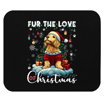 Discover Golden Retriever Christmas Tree Decorations Dog Mouse Pads