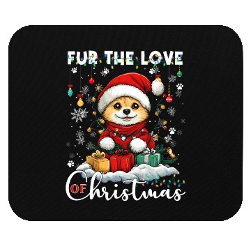 Discover Pomeranian Christmas Tree Decorations Dog Lover Mouse Pads