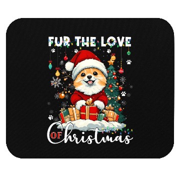 Discover Pomeranian Christmas Tree Decorations Dog Lover Mouse Pads