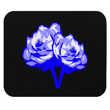 Discover Two Beautiful Rose Blossom Leaf 2 Roses Bouquet Mouse Pads