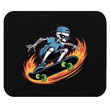Discover Skater Skeleton Cool Trend Mouse Pads