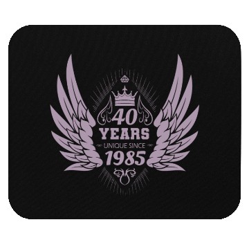 Discover Unique since 1985 40th Birthday Mouse Pads