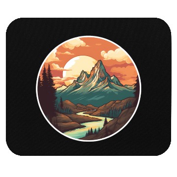 Discover Nature Hiking Landscape Mouse Pads