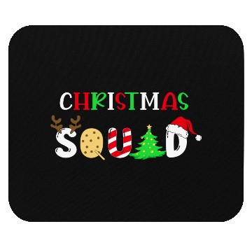 Discover Christmas Squad Lights Mouse Pads, Christmas Crew