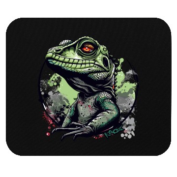 Discover Water Dragon Lizard Mouse Pads
