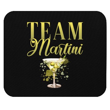 Discover Team Martini Cocktail Bartender Mouse Pads