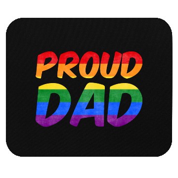 Discover Just be yourself! (Proud Dad) Mouse Pads