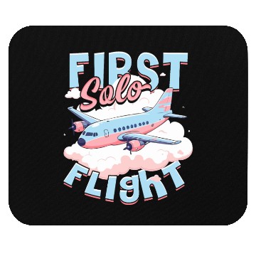 Discover First Solo Flight Pilot Mouse Pads