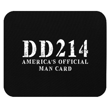 Discover DD214 America s Official Man Card Mouse Pads