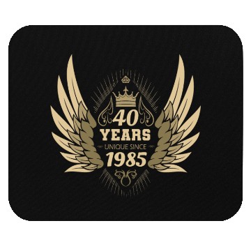 Discover Unique since 1985 40th Birthday Mouse Pads