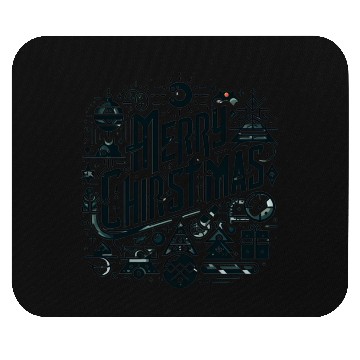 Discover Let It Snow: Merry Christmas Glow Mouse Pads