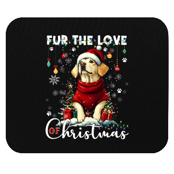 Discover Labrador Retriever Christmas Tree Decorations Dog Mouse Pads