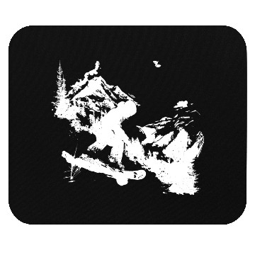 Discover Snowboarding Graphic Mouse Pads