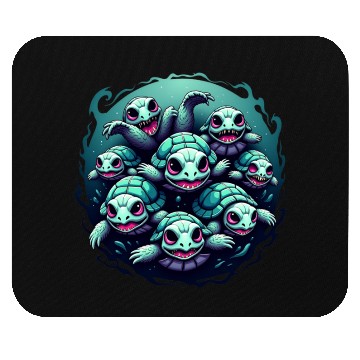 Discover Swimming with Serenity: Turtle Tales Mouse Pads
