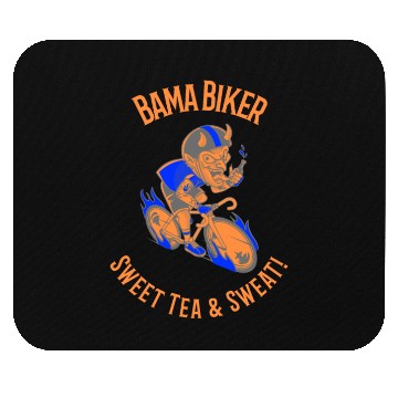 Discover Bama Biker: Sweet Tea & Sweat! Albm Cycling Mouse Pads