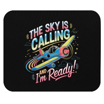 Discover The Sky Is Calling My First Plane Ride Mouse Pads