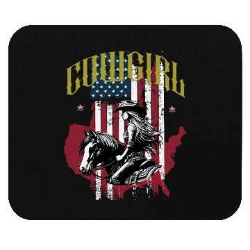 Discover COWGIRL USA Mouse Pads