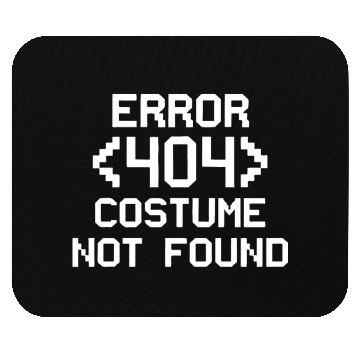 Discover Error 404 Costume Not Found Funny christmas day Mouse Pads