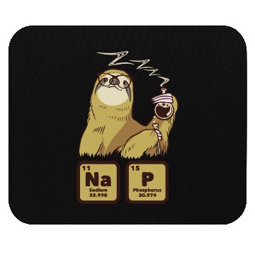 Discover Slothy Napping Nap Slow Chilling Sloth Mouse Pads