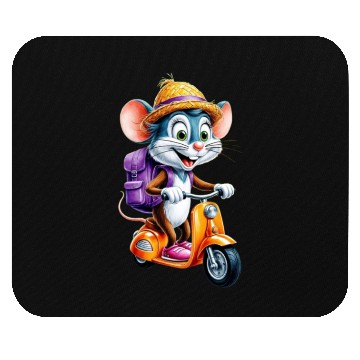 Discover "Mouse Electric Scooter – Compact Power, Big Adven Mouse Pads