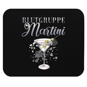 Discover Blutgruppe Martini Cocktail Bartender Mouse Pads