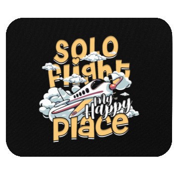 Discover First Solo Flight Pilot Mouse Pads