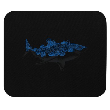 Discover Shark Ocean Lover Design Mouse Pads