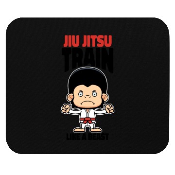 Discover Train like a Beast Jiu Jitsu 5 Mouse Pads