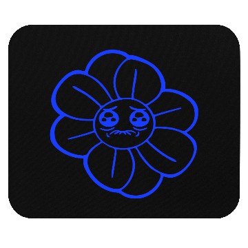 Discover Sweet Flower Sad Face Weeping Spring Summer Crying Mouse Pads