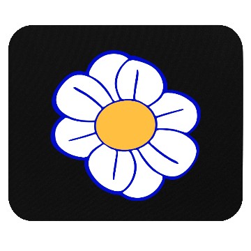 Discover Beautiful White Daisies Flowers Spring Summer Fun Mouse Pads