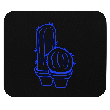 Discover Two Cactus Prickly Spines Desert Cacti Flower Pot Mouse Pads