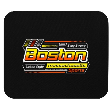 Discover Stay Strong Boston Massachusetts Design Modern Mouse Pads